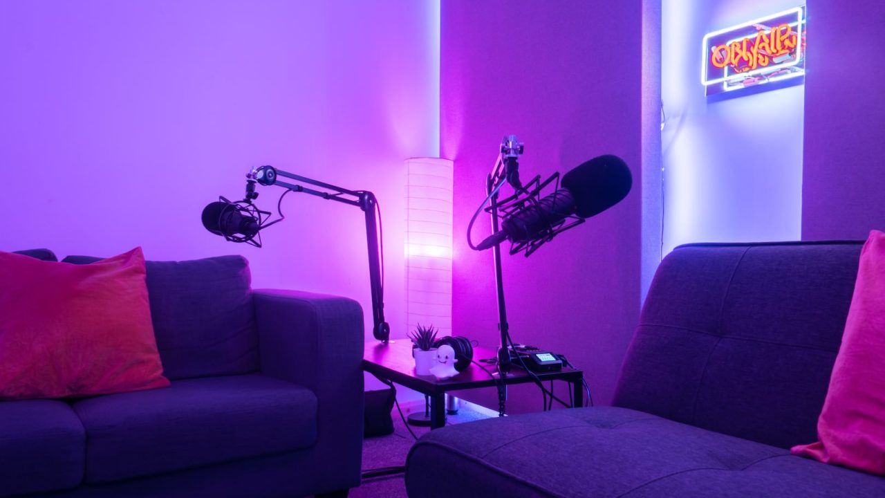 podcast studio for hire in wimbledon